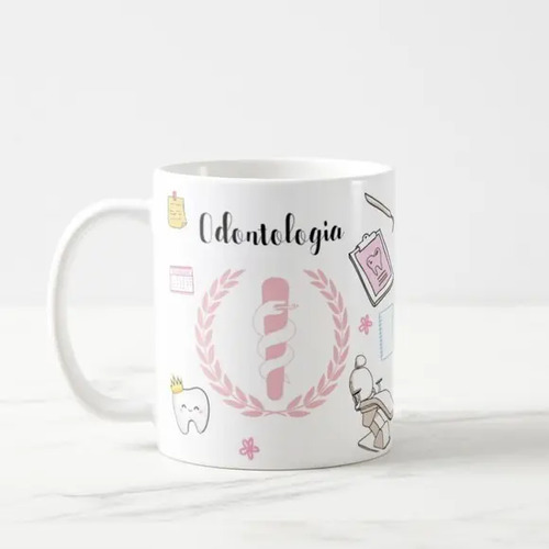 Caneca Personalizada Odontologia Presente Especial Dentista