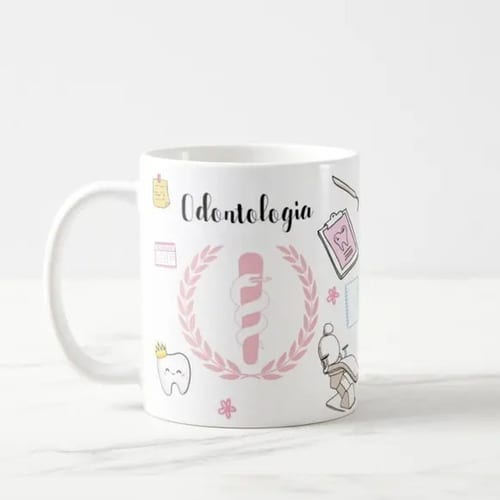 Caneca Personalizada Odontologia Presente Especial Dentista