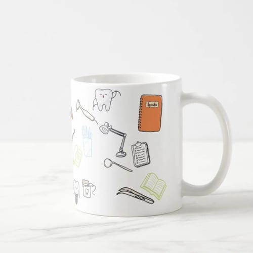 Caneca Personalizada Especial Profissão Odontologia Dentista
