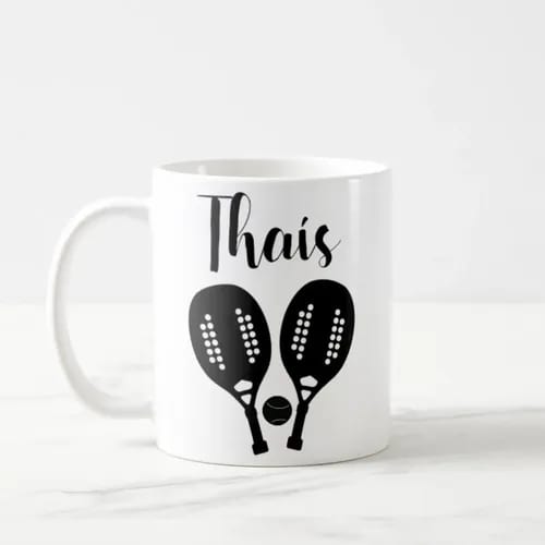 Caneca Personalizada Beach Tennis Com Nome