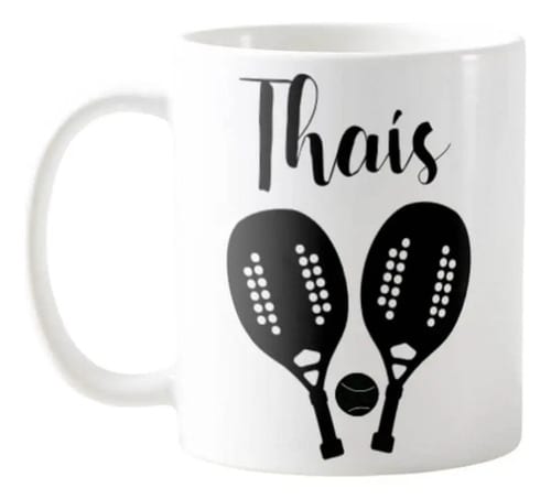 Caneca Personalizada Beach Tennis Com Nome - Hobbies (Beach Tennis)