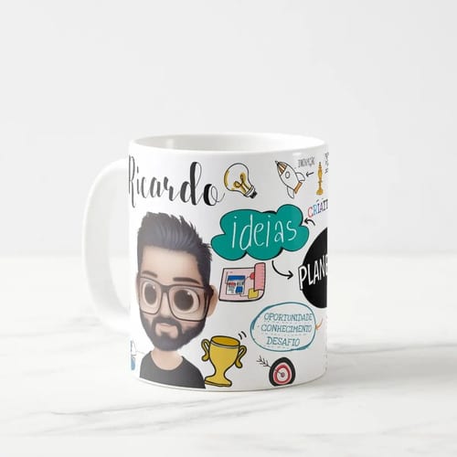 Caneca Profissão Gestores Presente Personalizada Com Avatar
