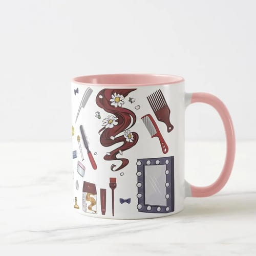Caneca para Cabeleireira Presente Criativo para Hair Design