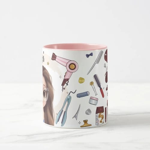 Caneca para Cabeleireira Presente Criativo para Hair Design