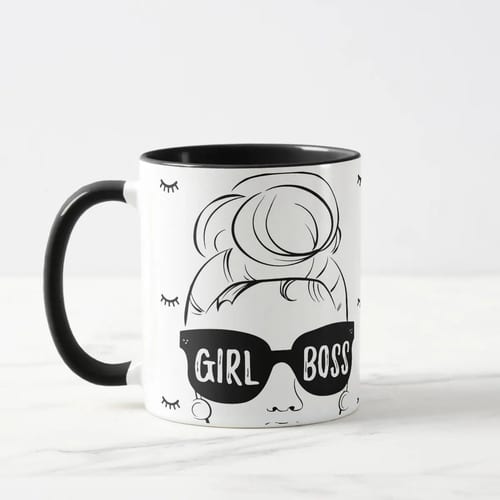 Caneca Personalizada Feminina Para Empreendedora Girl Boss