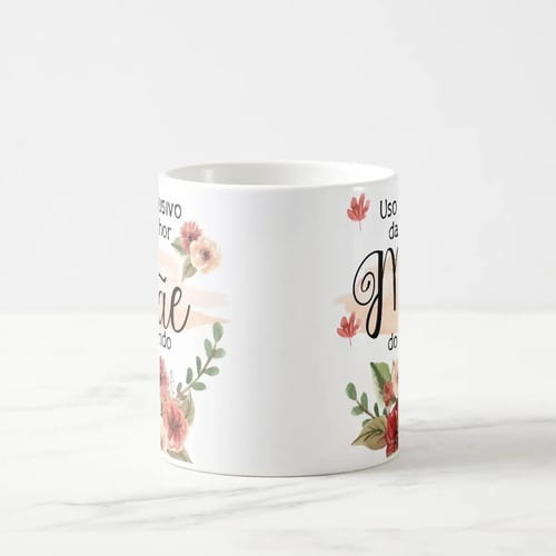 Caneca Personalizada Dia das Mães Presente Feminino Mãe