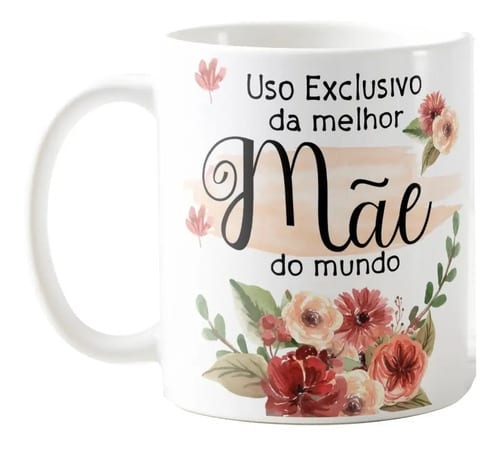 Caneca Personalizada Dia das Mães Presente Feminino Mãe - Família (Mãe)
