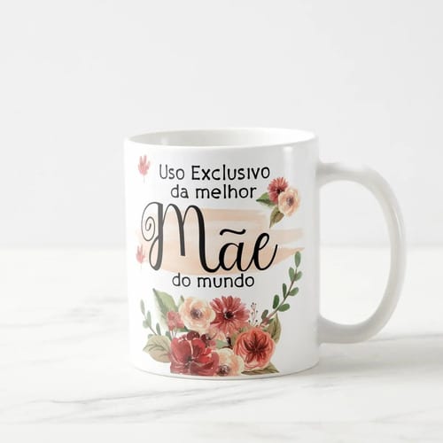 Caneca Personalizada Dia das Mães Presente Feminino Mãe