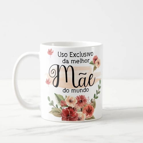 Caneca Personalizada Dia das Mães Presente Feminino Mãe