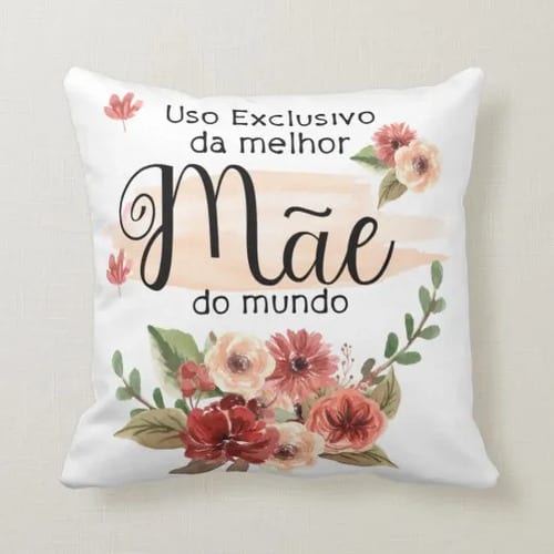 Kit Presente Mãe | Almofada E Caneca Personalizada Uso Exclusivo