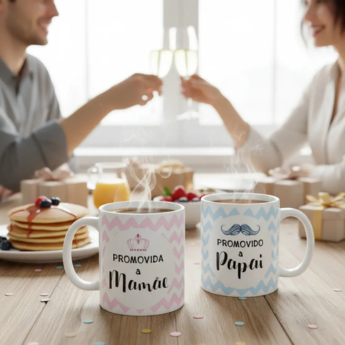 Kit Personalizado Anuncio de Gravides Papai e Mamãe