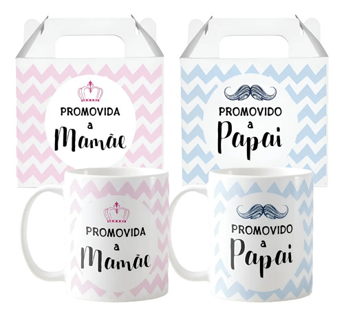 Kit Personalizado Anuncio de Gravides Papai e Mamãe