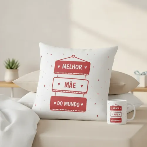 Kit Presente Mãe Lembrança Foto Personalizada Dia das Mães