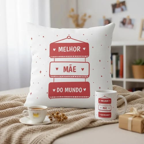 Kit Presente Mãe Lembrança Foto Personalizada Dia das Mães - Família (Mãe)