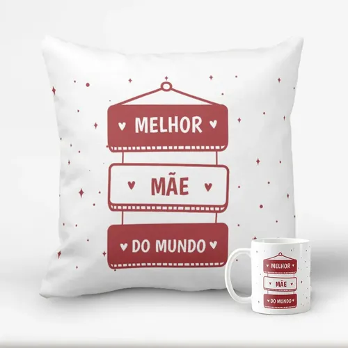Kit Presente Mãe Lembrança Foto Personalizada Dia das Mães