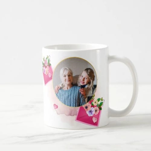 Kit Almofada e Caneca Personalizada com Foto Dia das Mães