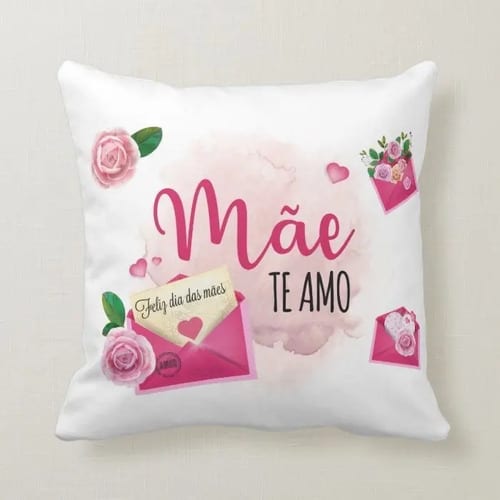 Kit Almofada e Caneca Personalizada com Foto Dia das Mães