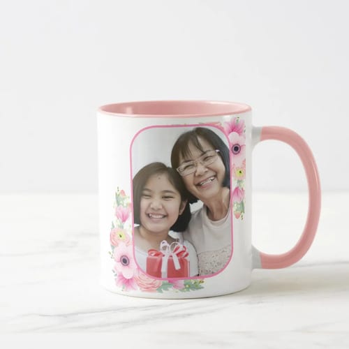 Kit Mãe Almofada e Caneca Personalizado com foto