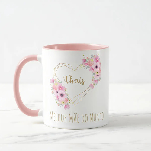 Kit Mãe Almofada e Caneca Personalizado com foto 