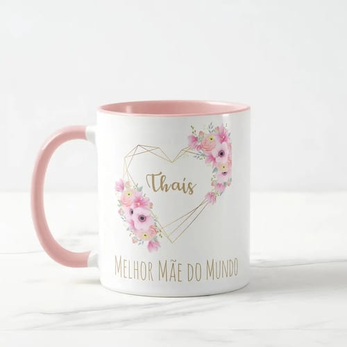 Kit Mãe Almofada e Caneca Personalizado com foto
