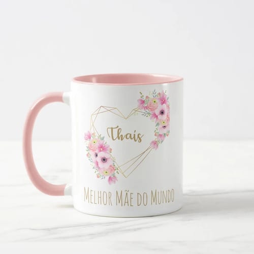 Kit Mãe Almofada e Caneca Personalizado com foto