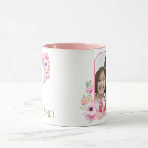 Kit Mãe Almofada e Caneca Personalizado com foto 