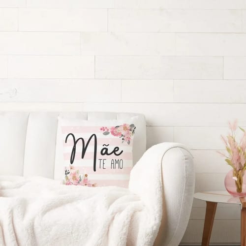 Almofada Decorativa Mãe Te Amo- Dia das Mães