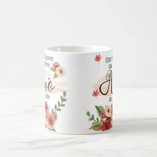 Caneca Presente Especial Dia das Mães para Melhor Avó