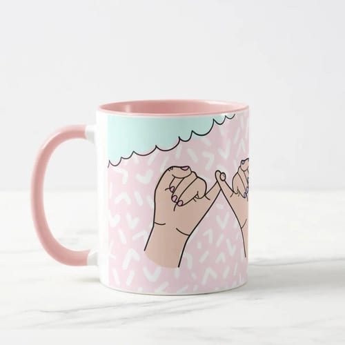Caneca Personalizada Amiga Sempre no meu Coração