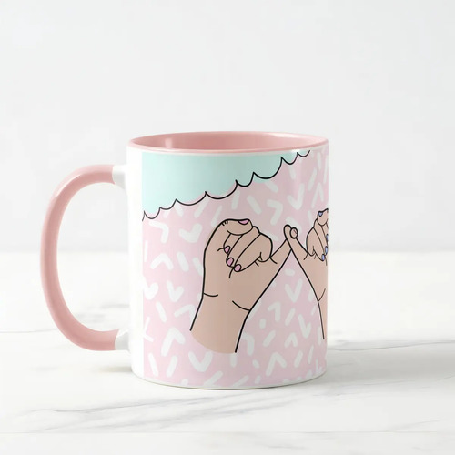 Caneca Personalizada Amiga Sempre no meu Coração