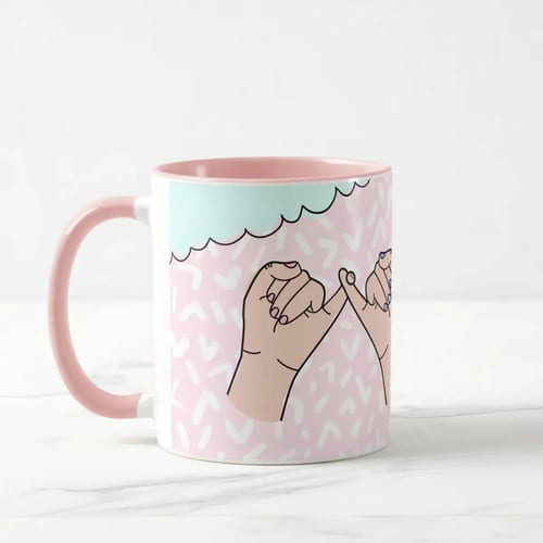 Caneca Personalizada Amiga Sempre no meu Coração