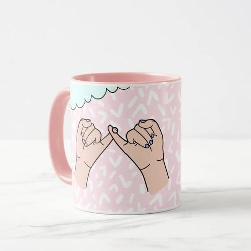 Caneca Personalizada Amiga Sempre no meu Coração