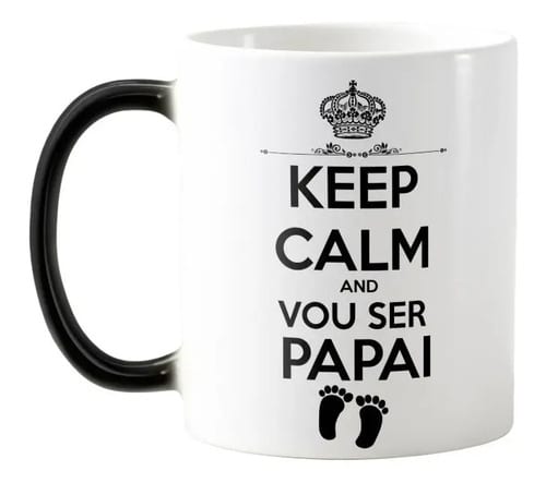 Caneca Mágica Anunciar Grávidez Bisavó Presente Pronta Entrega - Família (Pai)