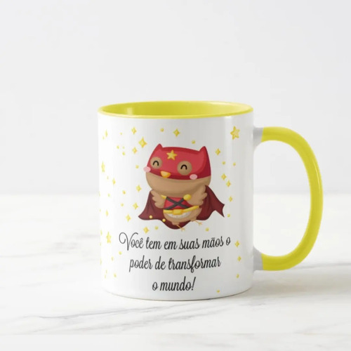 Caneca Personalizada Dia dos Professores Super Professora