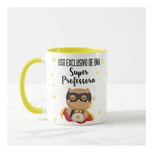Caneca Personalizada Dia dos Professores Super Professora
