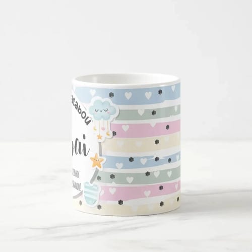 Caneca Presente Gravidez para Pai Papai Familia Cresceu