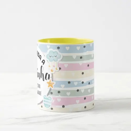 Caneca Anunciar Grávidez Tia Avó Presente Pronta Entrega