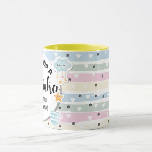Caneca Anunciar Grávidez Tia Avó Presente Pronta Entrega
