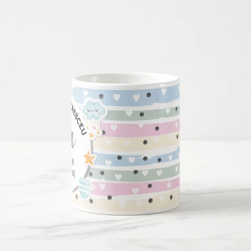 Caneca Personalizada Anúncio de Gravidez Presente Gestante Familia