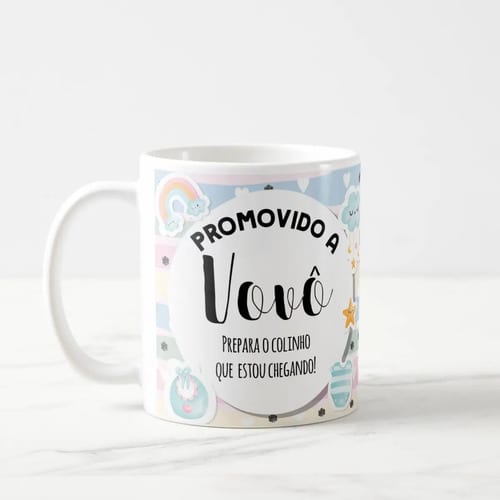 Caneca Anunciar Gravidez – Presente Promovida a Vovó Pronta Entrega