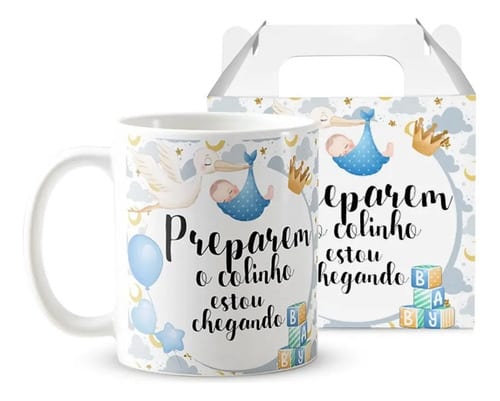Caneca Anúncio De Gravidez para Amigos e Família Pronta Entrega