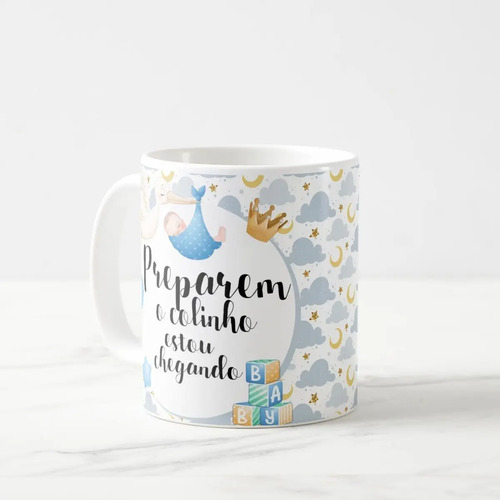 Caneca Anúncio De Gravidez para Amigos e Família Pronta Entrega