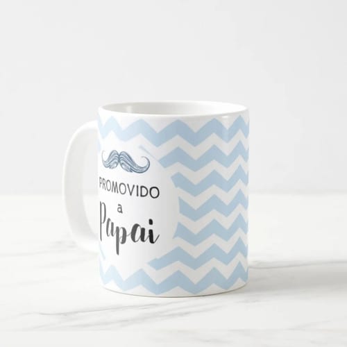 Caneca Personalizada Presente Gravidez Promovido a Papai