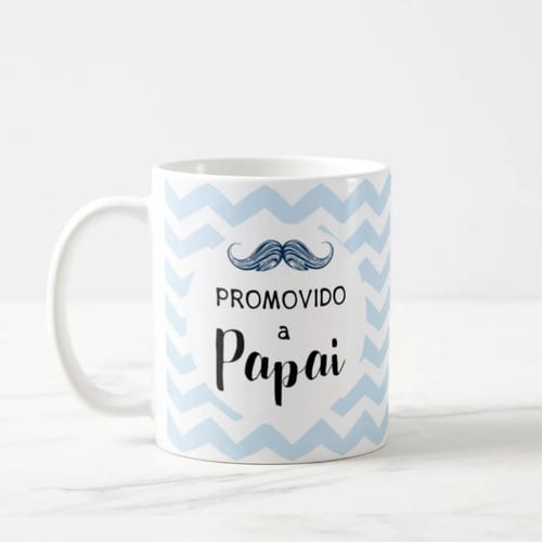 Caneca Personalizada Presente Gravidez Promovido a Papai
