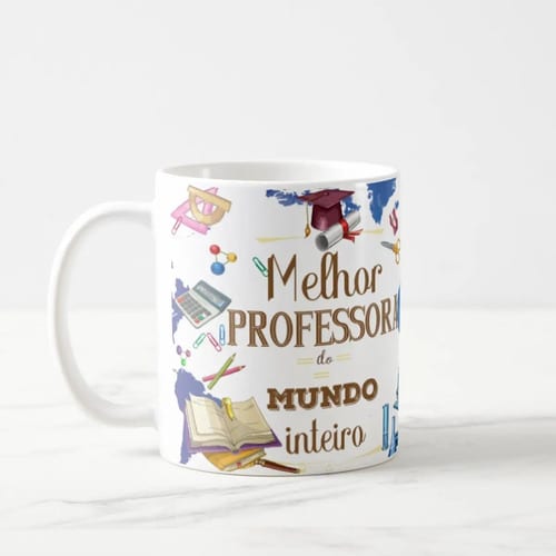 Caneca Personalizada Presente Criativo Melhor Professora