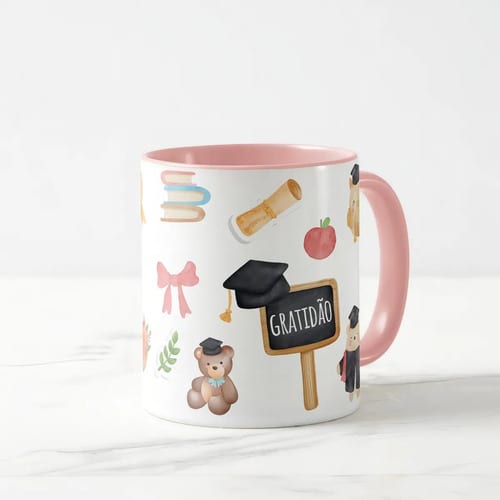 Caneca Presente Agradecimento Professora Dia dos Professores