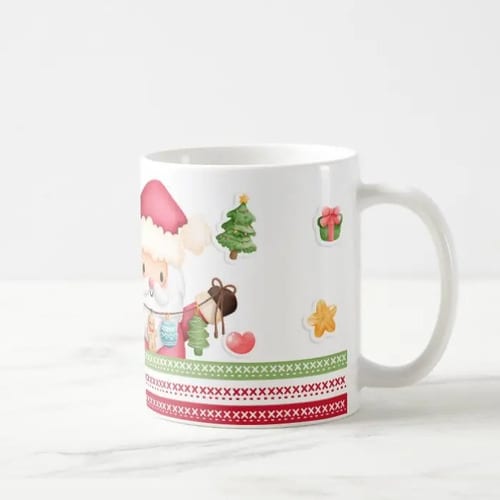 Caneca Presente Para Família Primeiro Natal para Tia Avó