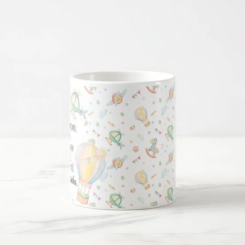 Caneca Presente Revelação de Gravidez Estou à Caminho Vovó
