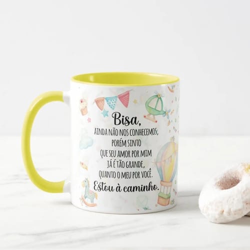 Caneca Personalizada Gravidez, Gestantes, Surpresa Familia