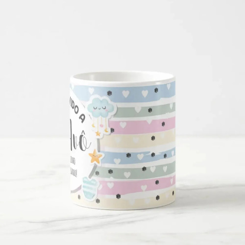 Caneca Presente Gravidez para Tio Avô Tivô Familia Cresceu